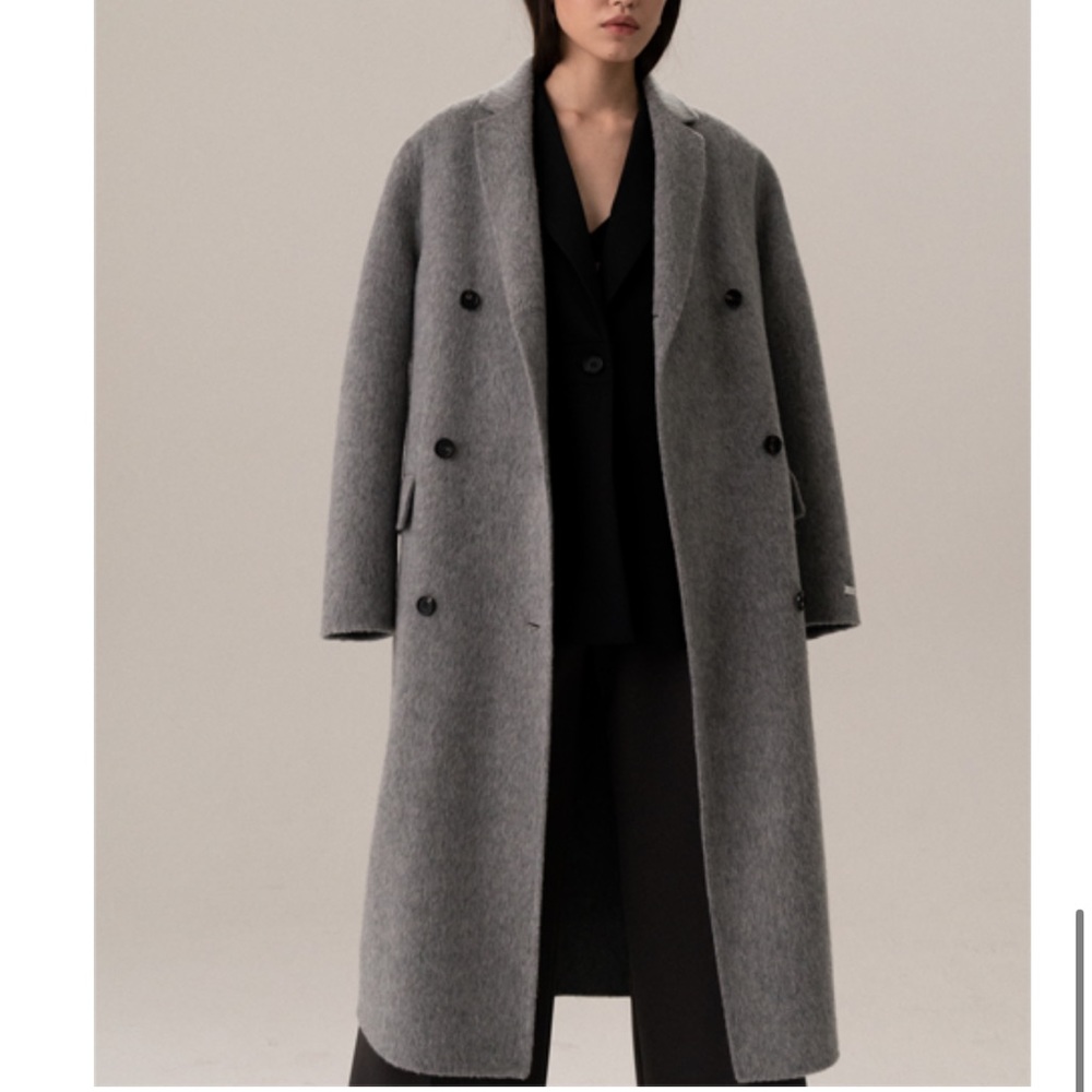LOVE YOU SO MUCH (MORE THAN YESTERDAY) Grey Wool Jacket - Made in South Korea!